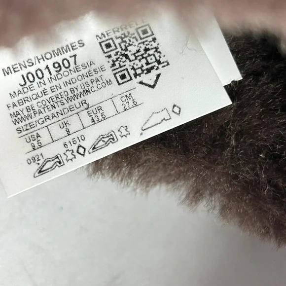 Merrell Men's J001907 Encore Chill 2 Brown Clog US 9.5 Air Cushion Lined Shoes - Picture 10 of 10